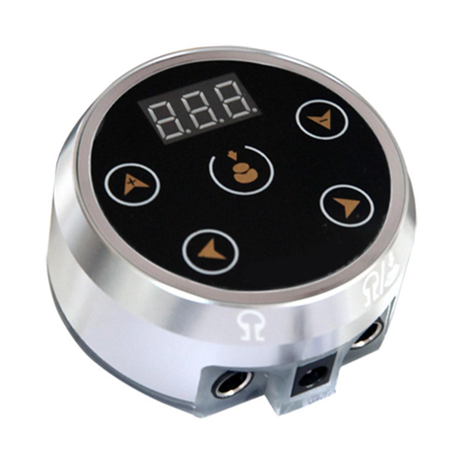 

2A блок питания для татуировки сенсорный ЖК-дисплей ручка для татуировки машина блок питания кнопка переключения 14 дюймов одинарный US PLUG серебряный