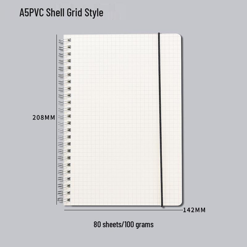 A5 Loose-Leaf Detachable Error Notebook with 6-Hole A4 Paper, Clip-On Shell, and A6 Inner Page Buckle Ring.