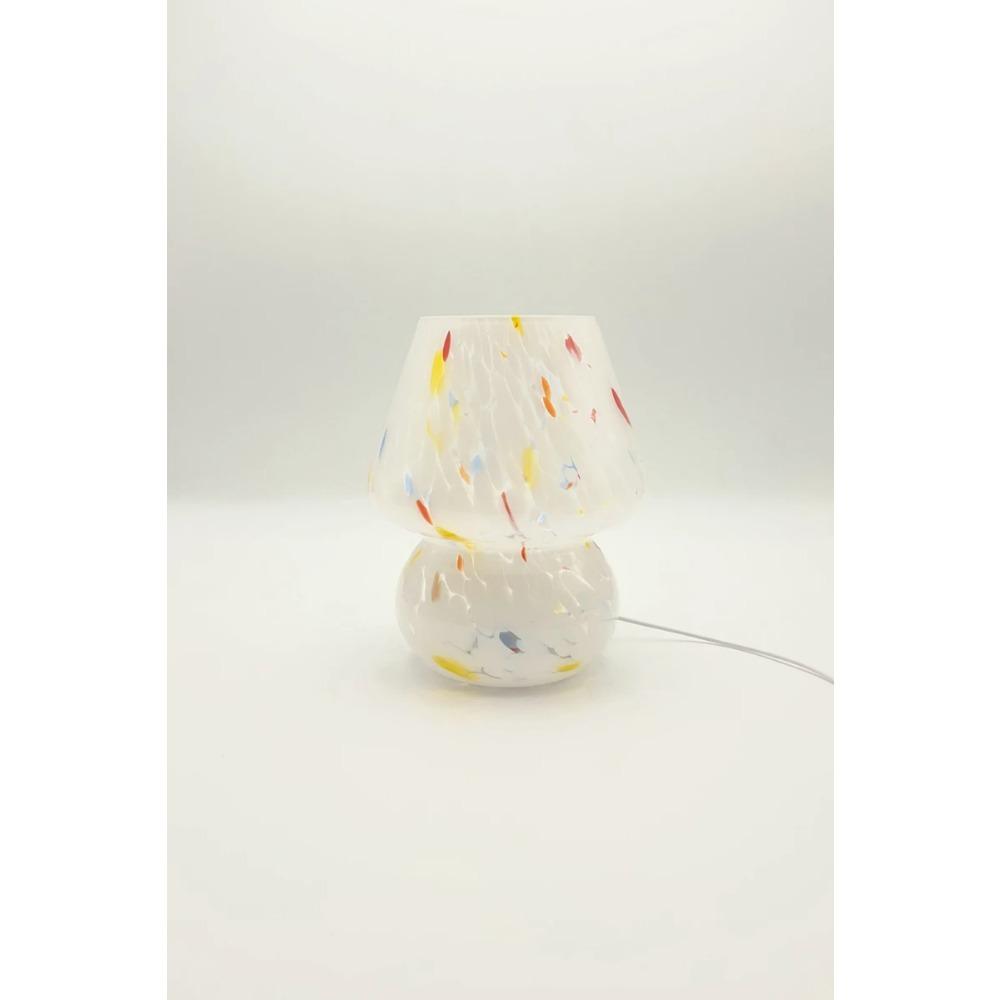 

Итальянский дизайнерский винтажный изысканный маленький декор в виде грибов, рассеянный свет, стеклянная настольная лампа, стеклянные настольные прикроватные лампы, декор спальни