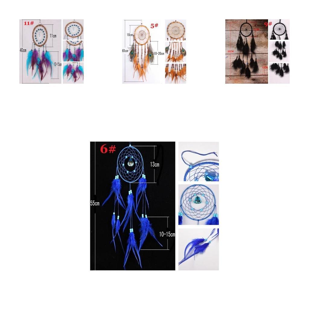 Exquisite Handmade Dream Catcher With Gorgeous Feathers For Car And Wall Decoration