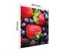 GLAS-SCHNEIDEBRETT 45x52 ERDBEEREN