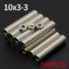 10x3-3mm Powerful with holes Neodymium Magnet N35 NdfeB Permanent Magnetic imanes Round Super Strong Fridge Magnets DIY