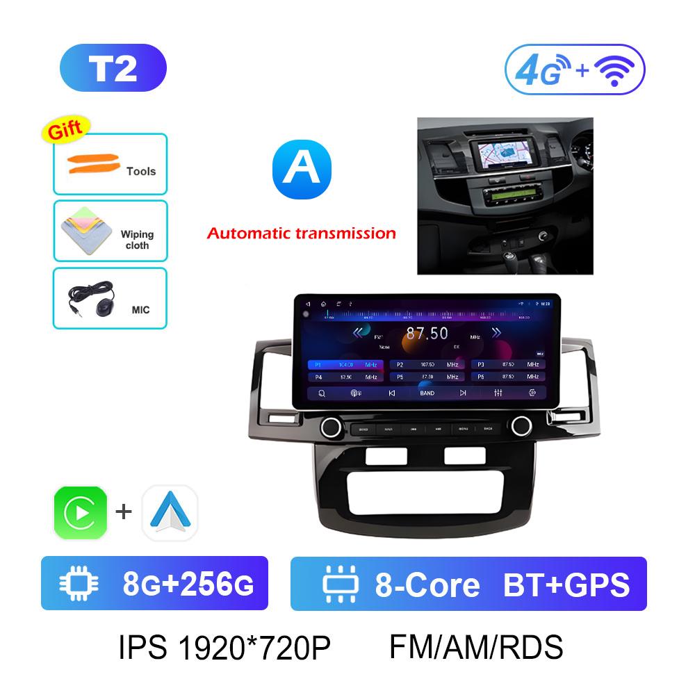 For Toyota Hilux 2005 2006 2007 2008 - 2014 Car Video Radio Multimedia Player Android Smart System Navigation GPS Bluetooth WIFI