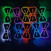 Music Festival Costume Hanging Pants Clip Tie Suspenders Set LED Suspenders Clips Luminous Bow Tie