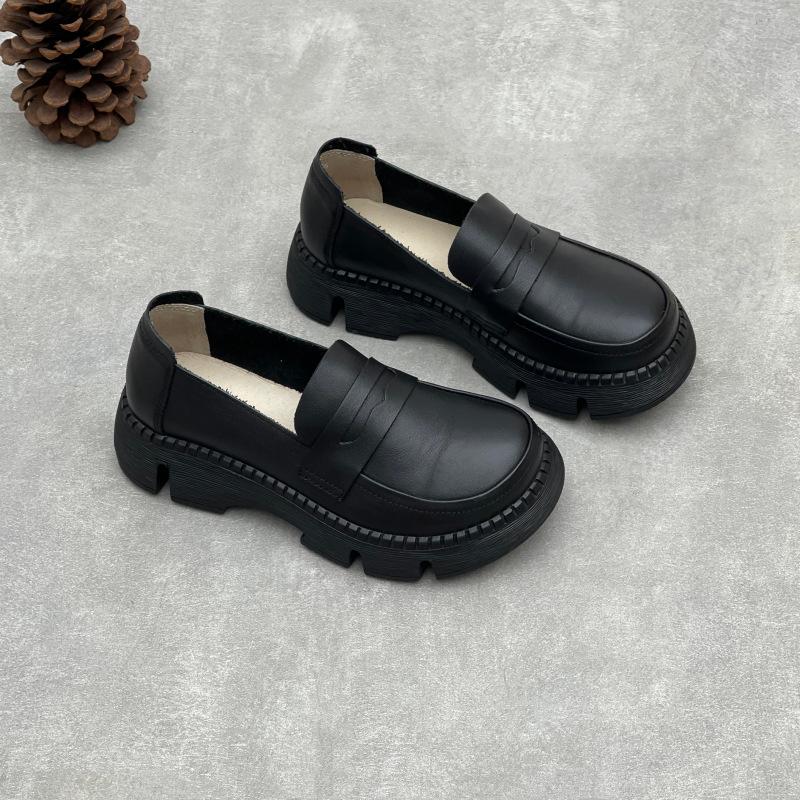 New Style Platform Shoes - Flat Platform Round-toe Casual Women's Single Shoes