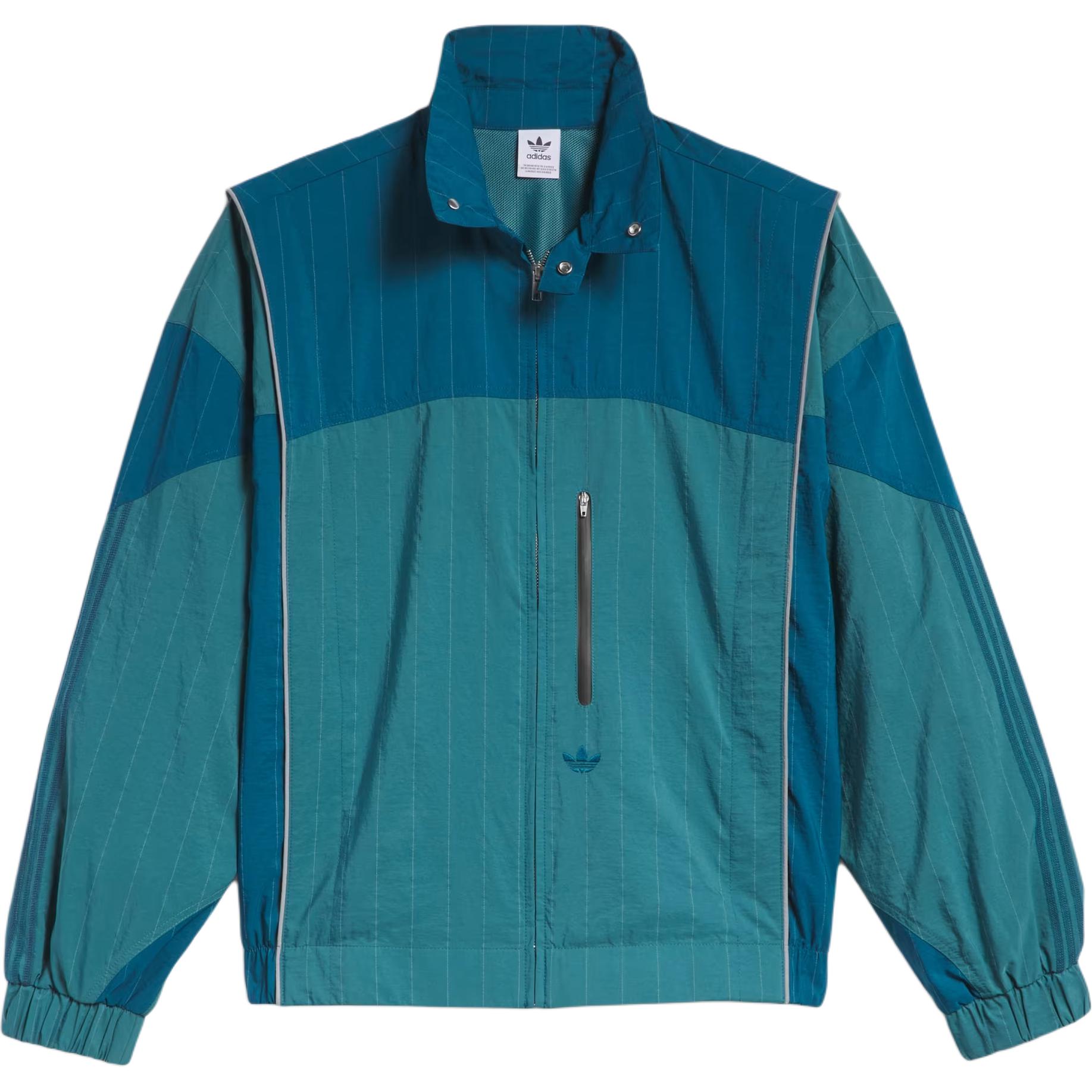 

Adidas Originals Venice Windbreaker Loose Fit Zipper Reflective Hinged Shoulder Design Jacket Unisex Jacket JX6180 XL