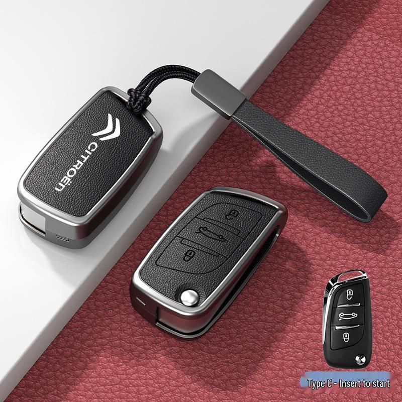 Car Key Cover & Buckle for Citroen C3XR, C4L, Tianyi, C5, C4 Sega, Elysee, C6 Models