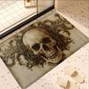 Horror Skull Gothic Bathroom Mat Retro Multiple Choice Living Room Kitchen Rug Non-Slip Bedside Mats