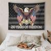 250th Anniversary Freedom Memorial American Flag 17762026 USA Bicentennial Patriotic Eagle Banner Flat Print Patriotic Wall