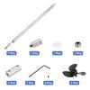 uxcell RC Boat Drive Shaft W Propeller and Coupling Joint Assembly Kit, 300mm Shaft, 25mm Sleeve, 36mm Three-Propeller, 5mm Motor Shaft