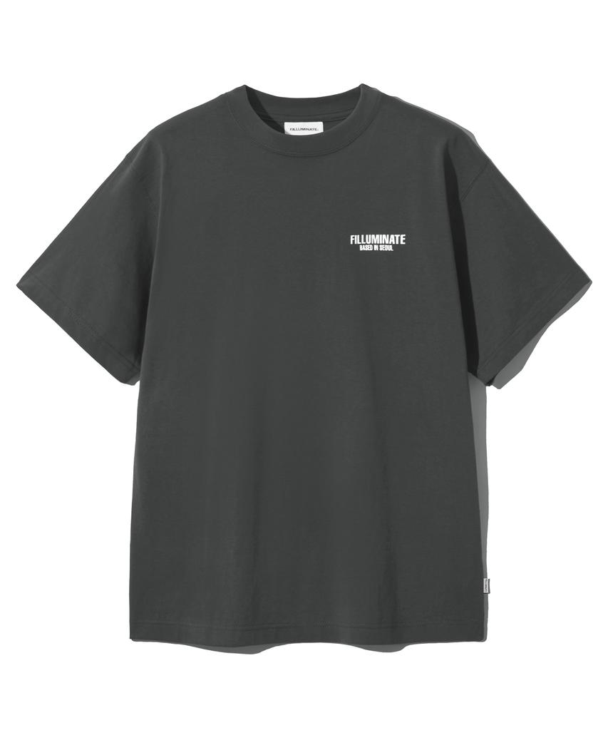 FILLUMINATE Contrast Graphic T-Shirt - Charcoal