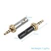 Lockable 3.5mm Gold Plated Stereo Plug Universal Auditory Connector for HiFi Equipment Easy Installation