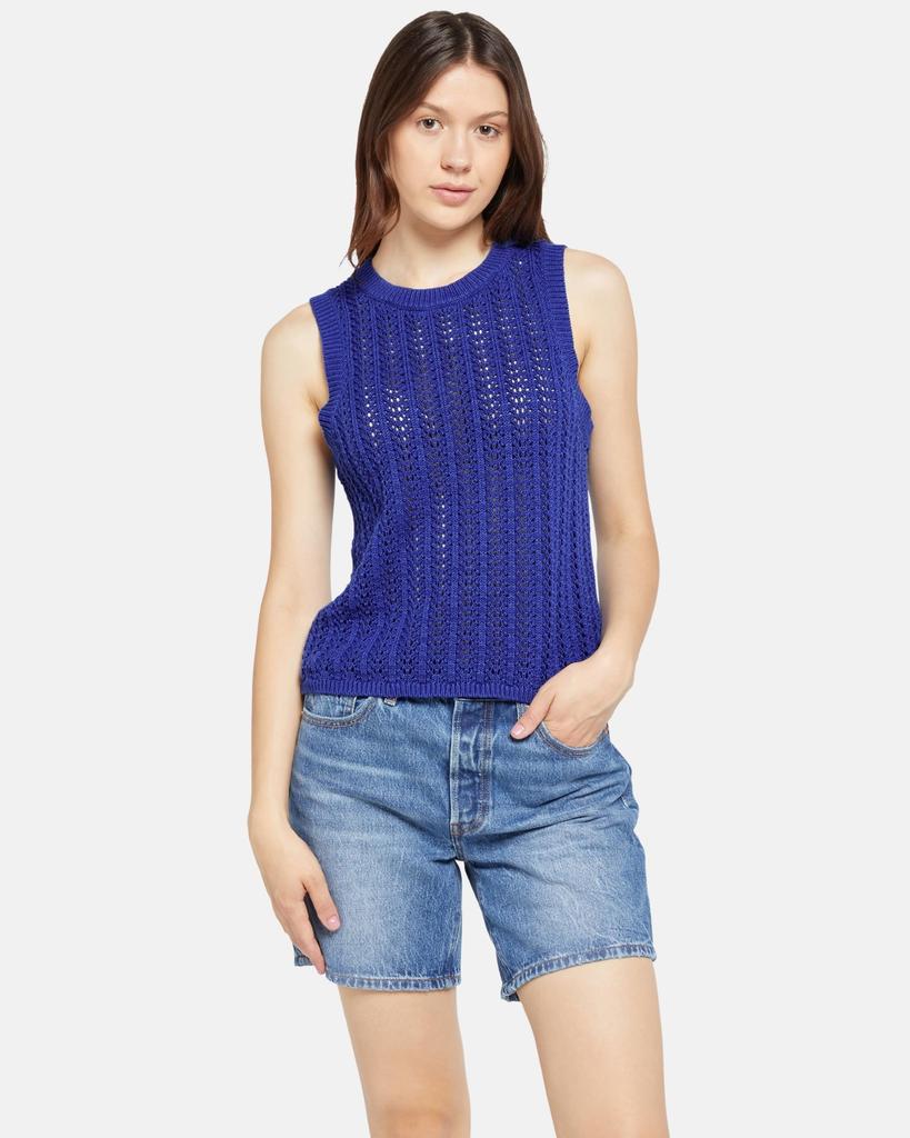 Levi's Knit SUNRISE Ribbed Linen Tank Top Women's 0012Z-0001 US L