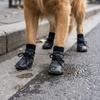 4PCS Adjustable Straps Knitted Dog Shoes Waterproof Elastic Dog Booties  For Small Medium Dogs