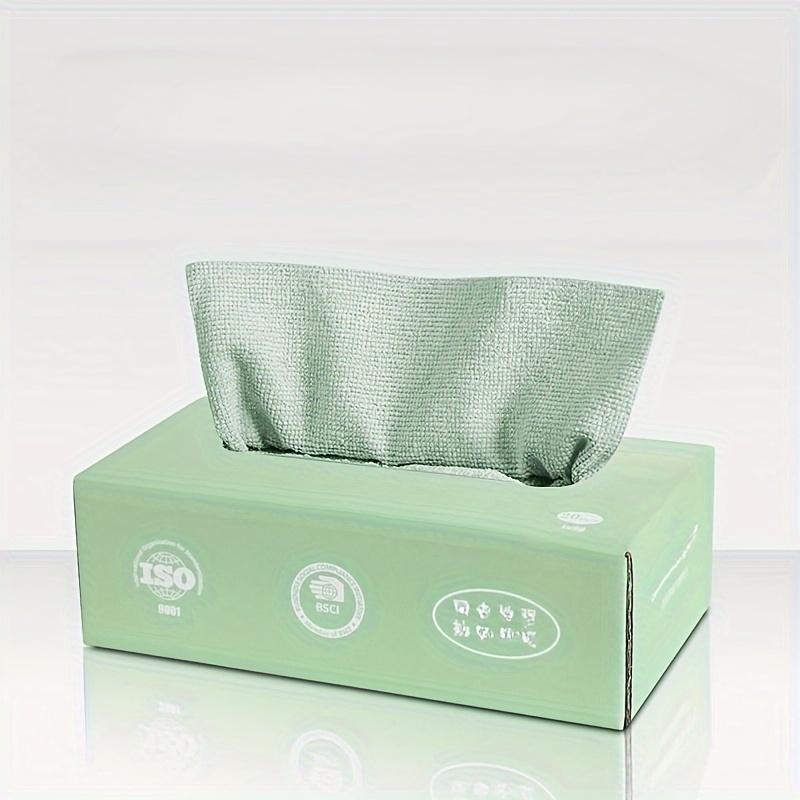 

20pcs Lazy Rag Cleaning Cloths Ultra Absorbent Reusable Non-Stick Degreasing Quick Drying Versatile Cloths Kitchen Cleaning зелёный