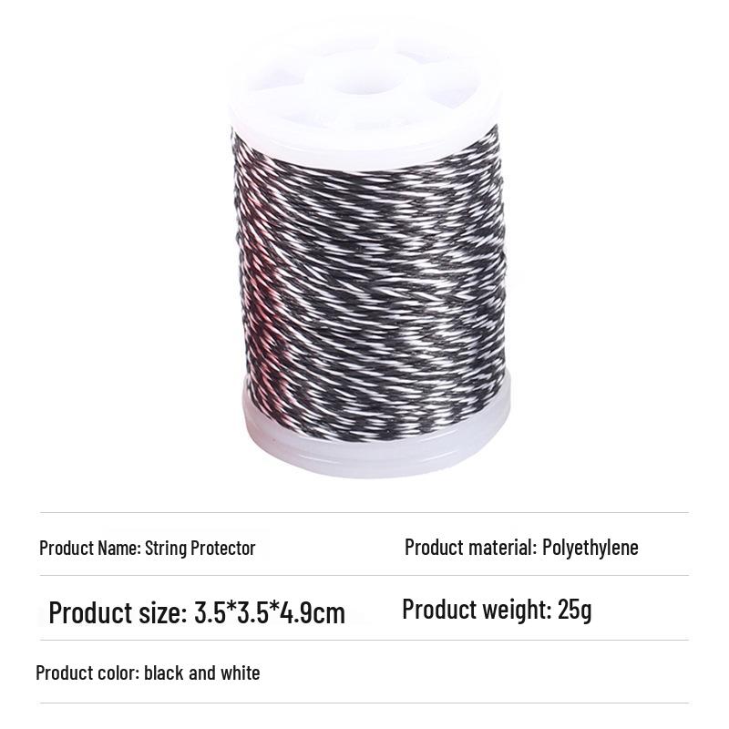 Adjustable Bowstring Protector Rope & Peep Sight Tie for Compound/Recurve Bows - Various Colors