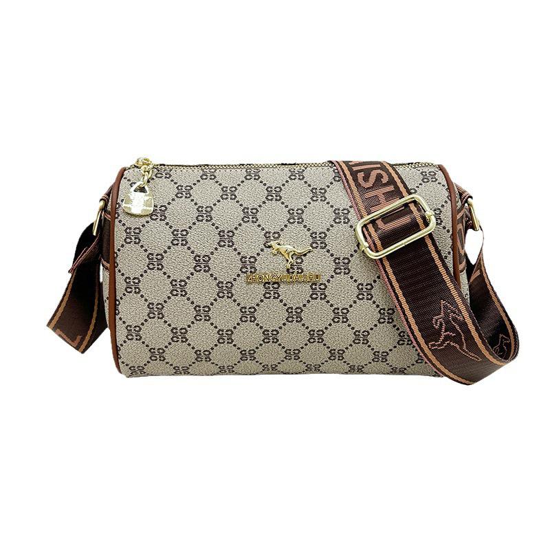 Versatile Retro Plaid Small Square Bag with Wide Shoulder Strap 2025