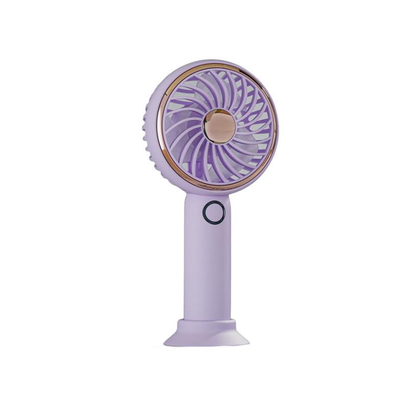 Mini Usb Handheld Fan With Detachable Base And 3speed Adjustable Airflow
