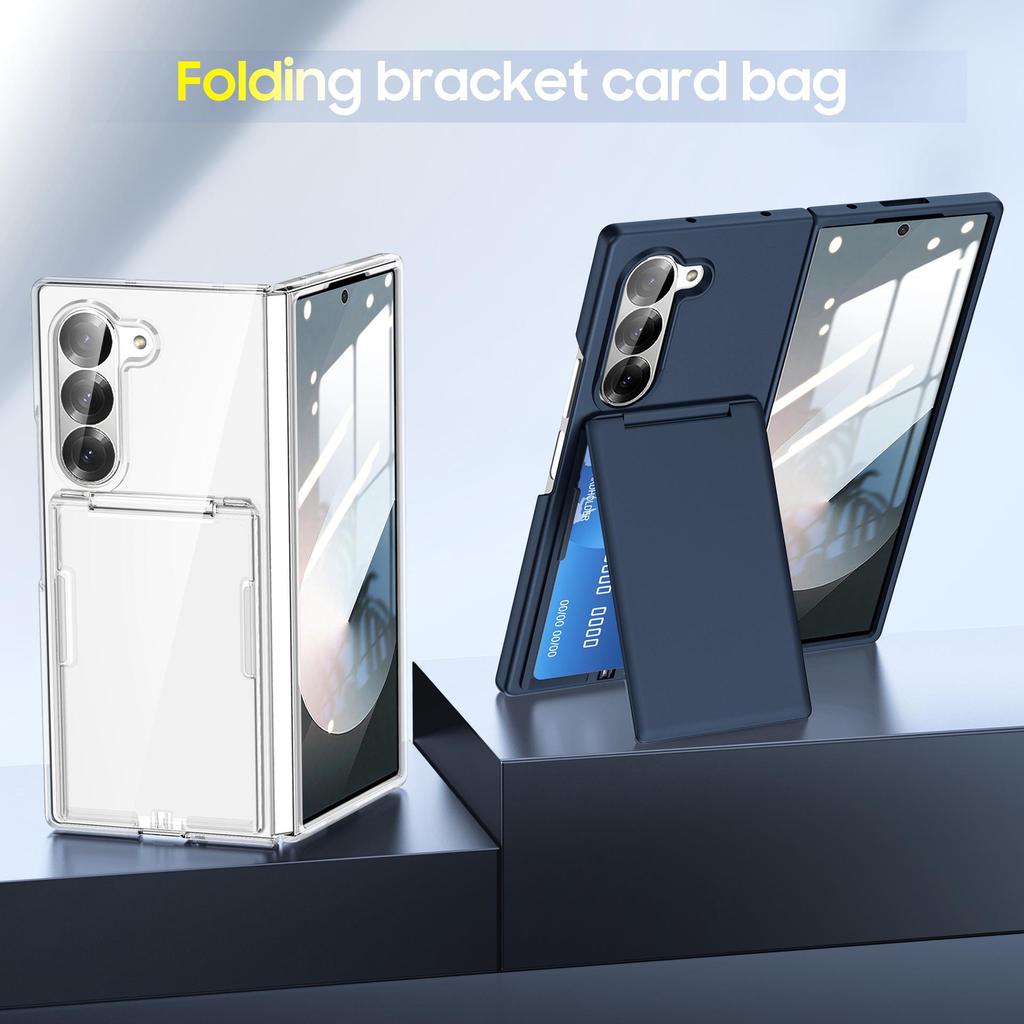 Samsung ZFold7/5 Anti-Fall Card Holder Stand Case