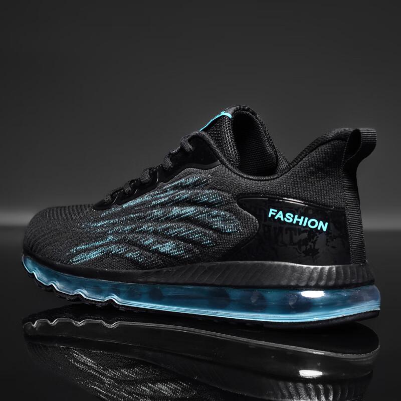 Outdoor running shoes men's shoes full palm air cushion shoes men's 47 shock absorption 45 large size men's shoes mesh tide shoes 48 breathable mesh