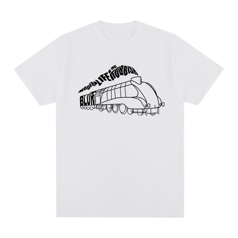 Modern Life Is Rubbish Vintage Tshirt Blur English rock band Cotton Men T shirt New TEE TSHIRT Womens tops S