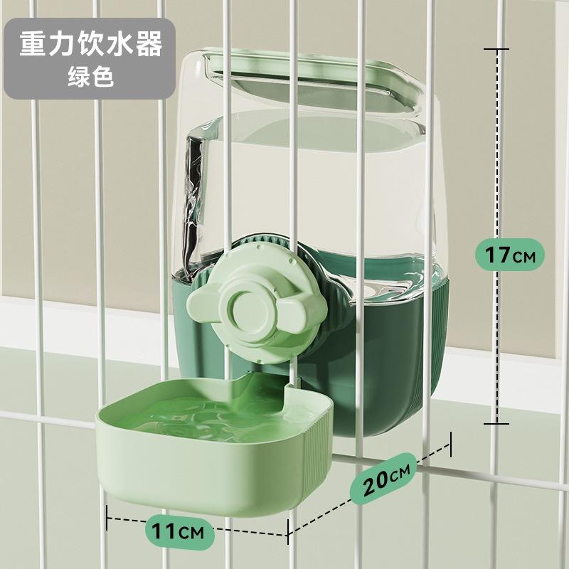 Dog Cage Hanging Water Bottle Pet Large Capacity Candy Color Hanging Cage Water Dispenser Dog Cat Automatic Feeder Accessories