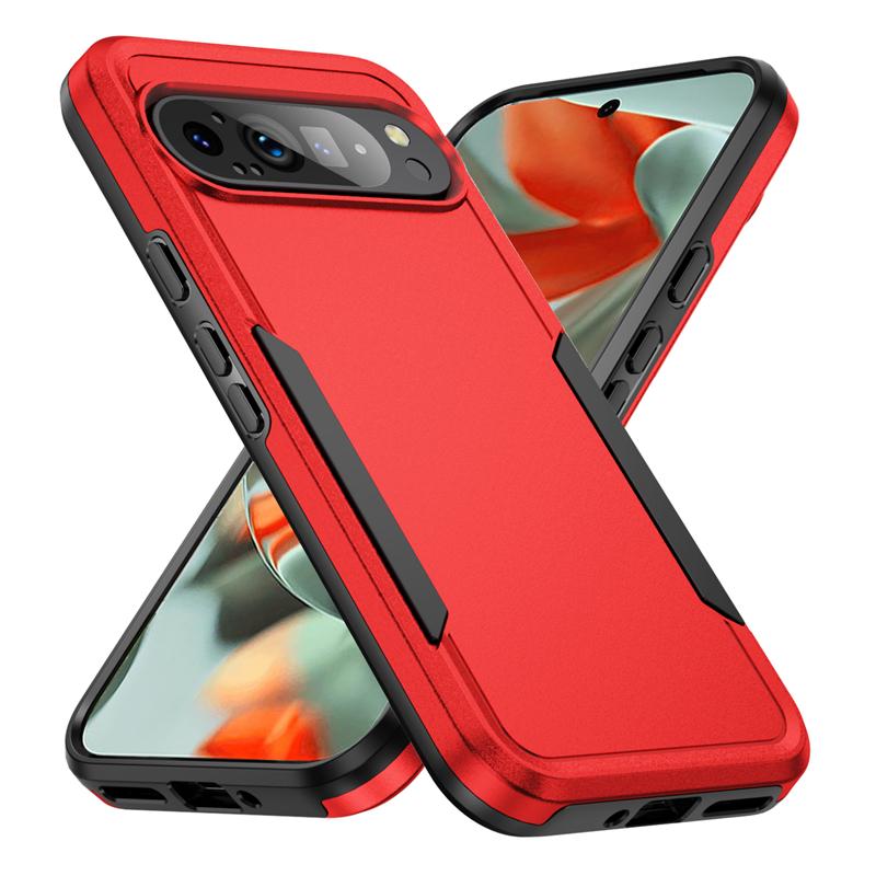 

Чехол для Google Pixel 9 8 7 Pro XL Противоударные Матовые Гибридные Чехлы Pixel 9A 8A 7A Чехол Броня Сверхпрочная Защита от Падений Телефон Pixel 7 красный черный