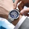 Casual Fashion Steel Belt Calendar Men'S Quartz Watch