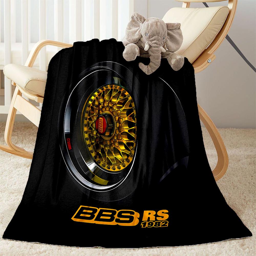 Wheels Bbs Blanket Warmthful Decor Suitable for Seaside Picnics Chair for All Seasons Playful Design Ideal Gift For Birthday Valentine'S Day