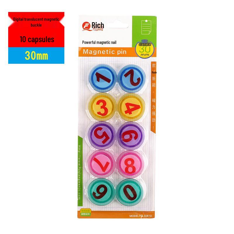 Smiley Face Magnetic Buttons: Colorful, Strong Magnets for Whiteboards & Chalkboards