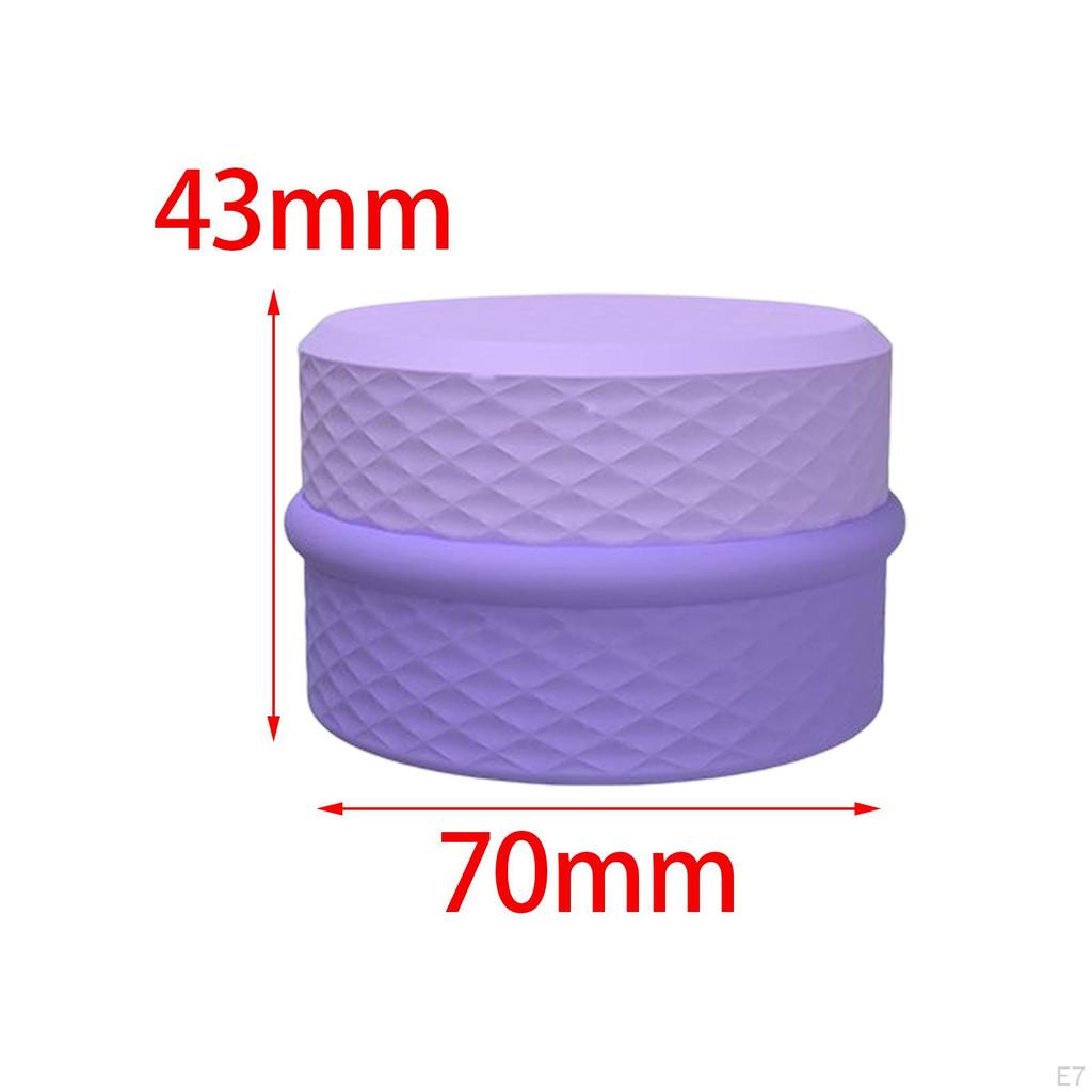 Kosmetik-Cremetiegel mit versiegeltem Deckel für Make-up-Proben, Kosmetik-Nagelpuder, Silikon, Leer