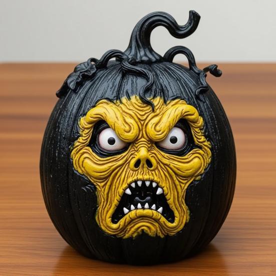 Halloweeni kõrvitsakuju Kummitus Vaikfiguur Hirmutav kõrvitsanukk õue, kontorisse, sise- ja välistingimustesse Unikaalsed Halloweeni kingitused täiskasvanutele