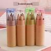 Personalized Colored Pencil Set - Raw Wood Cylinders for Students' Art Projects and Prizes.