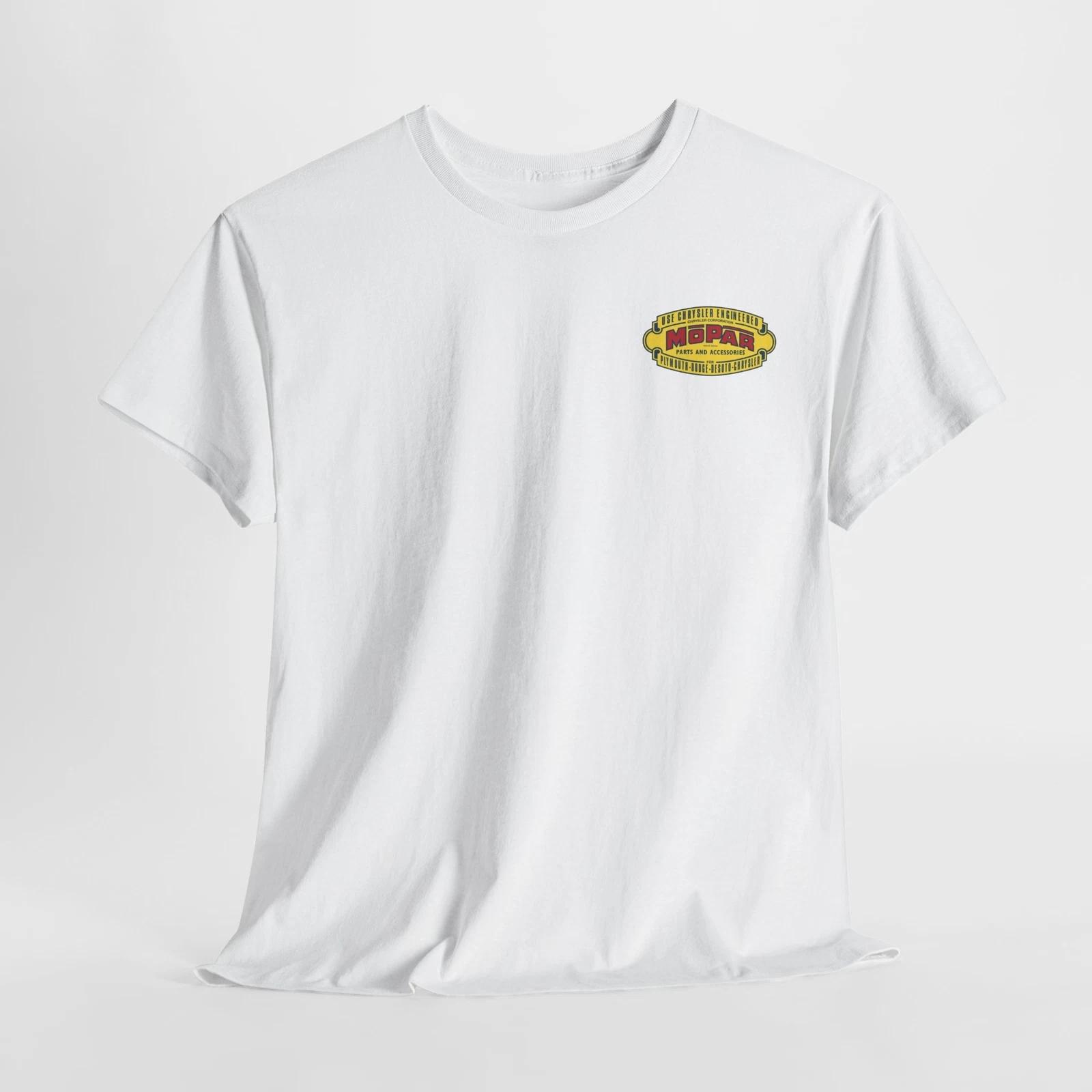 

Vintage Motor Parts Tee, Auto Racing T-Shirt Mopar Plymouth Front & Back XL