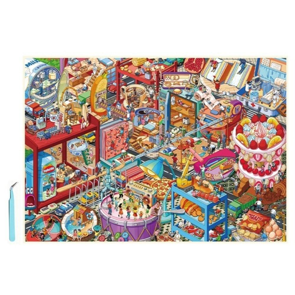 PET Mini Landscape Stickers Cats Cafe Mini Scene Sticker DIY Pocket Cabin Sticker for Kid Adult