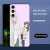 T-Tomoe Kamisama Luxury Black Phone Case For Samsung Galaxy S23 S24 S25 Ultra S22 Plus S21