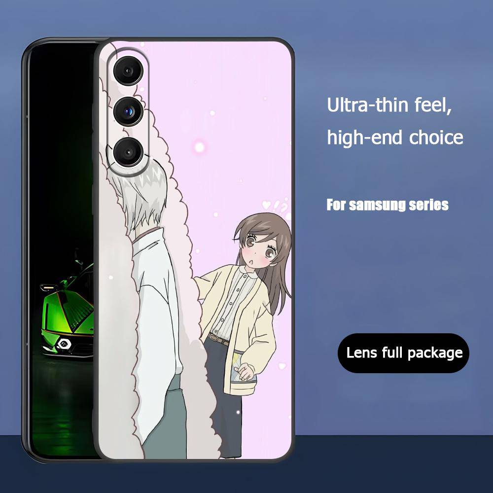 T-Tomoe Kamisama Luxury Black Phone Case For Samsung Galaxy S23 S24 S25 Ultra S22 Plus S21