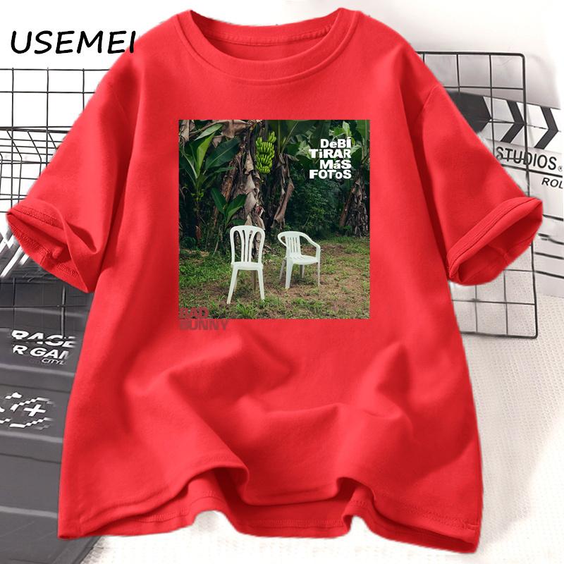 

Bad Bunny Debi Tirar Mas Fotos Album T-shirt Cotton Short Sleeve O Neck Tshirt Unisex Streetwear Bad Bunny Merch Tees Clothes S