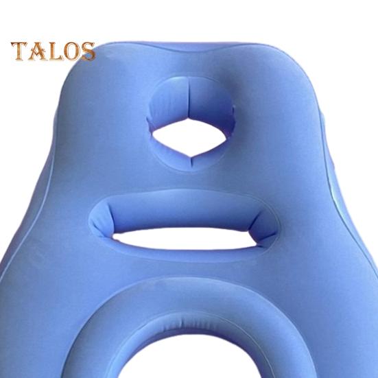 Saltea gonflabilă pentru yoga gravide, ergonomică, din PVC, suport pentru dormit, cu gaură, etanșă, pentru ameliorarea durerii de sarcină, pernă cu aer pentru tot corpul