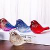 Funny Colorful Crystal Bird Ornaments Handicraft Nordic Lucky Bird Figurine Unique Bird Statue Crafts Table Decoration