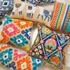 Ins Style Moroccan Living Room Sofa Handmade Pillow Case Indian B&B Embroidered Pillow Exotic Ethnic