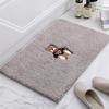 Bathroom Rugs Shower Rug Non-Slip Absorbent Polyester Throw Runner Carpet