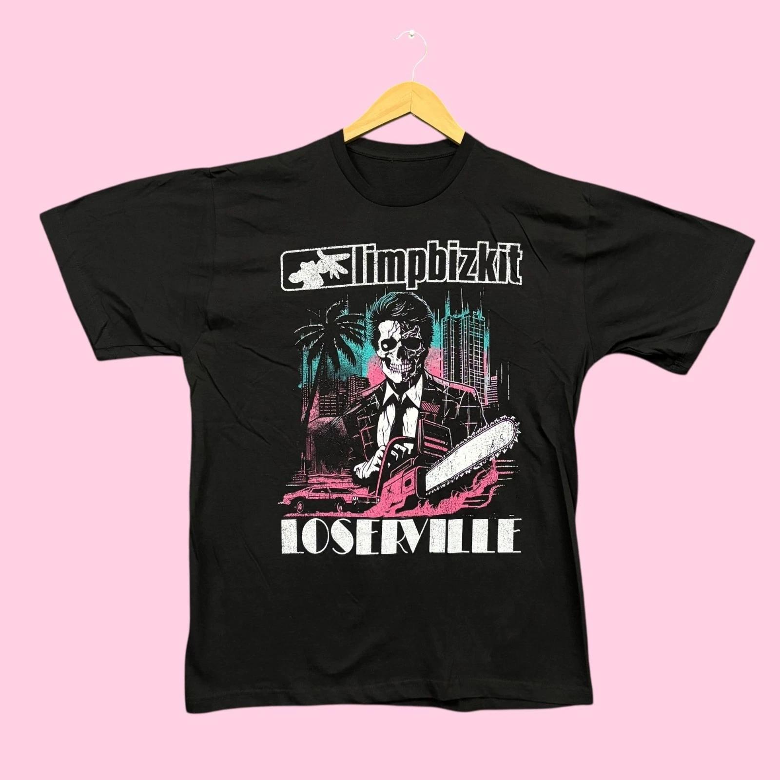 Limp Bizkit Loserville European Tour Nu Metal Band Tee L S