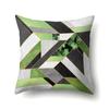 Polyester Pillow Case Decorative Geometric Home Printed Pillow Case Waist Cushion Cover Car Cushion Head Cushion Cover