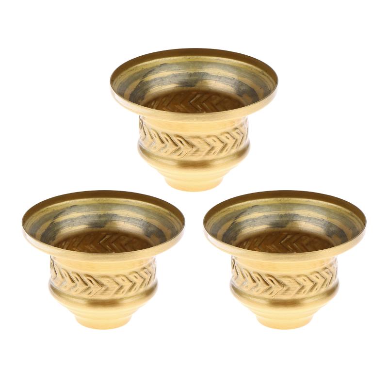 1/3/5Pcsbrass Lamp Cup Durable Sturdy Semi-Enclosed Design Lamp Holder Repair Light Base Fitting Finial Copper Fixture