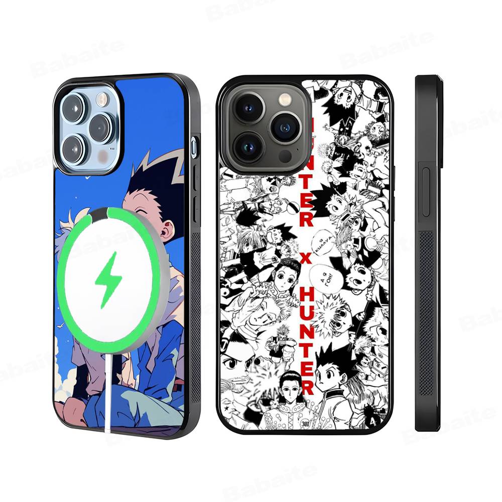 Classic Popular Anime H-Hunter X H-Hunter Game Phone Case Magnetic Case For IPhone 16 14 13 12 11 15 Pro Max Plus For Magsafe