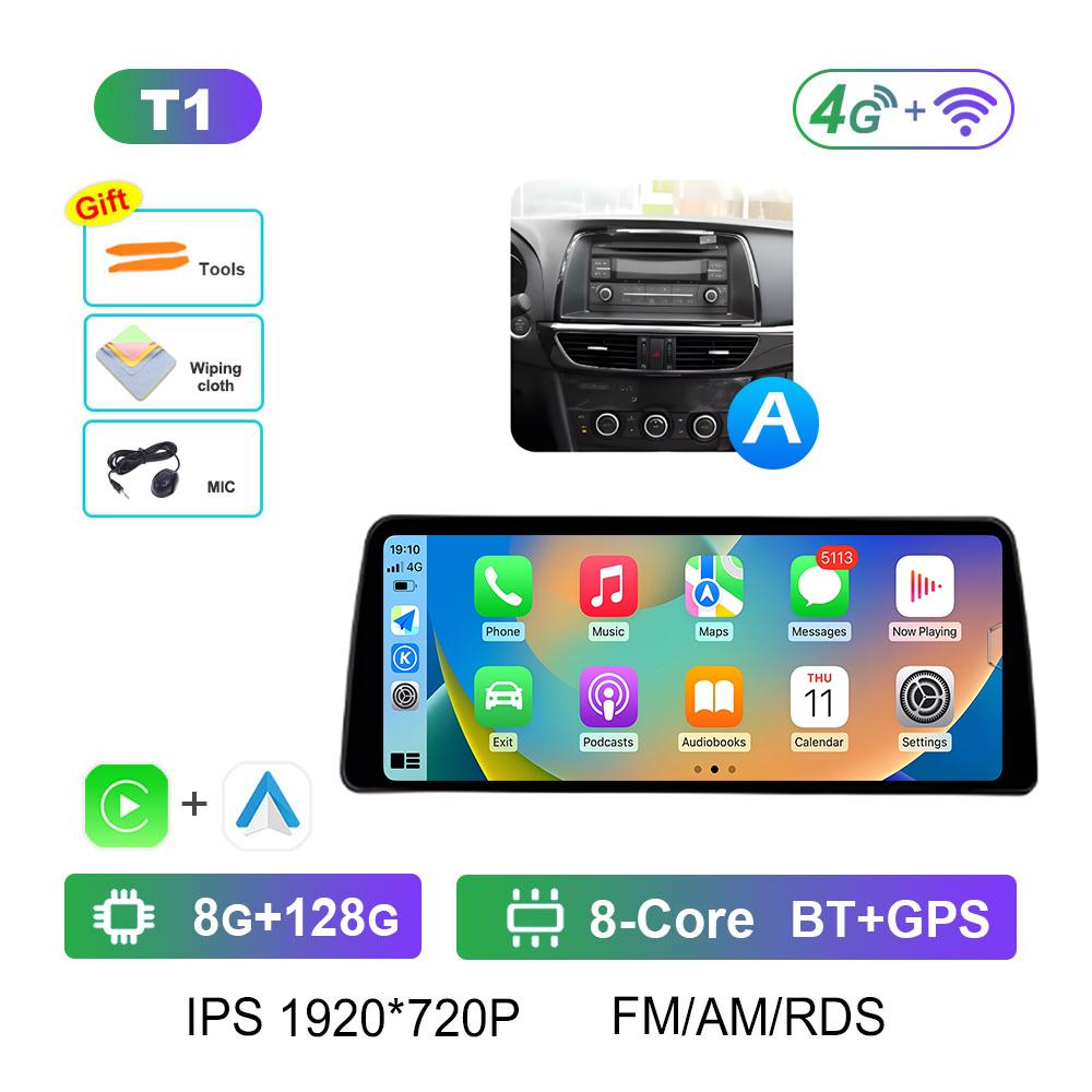 for Mazda ATENZA 2014 2015 - 2016 Car Multimedia Video Radio Player Wireless Carplay GPS Navigation Accessories Cooling fan WIFI