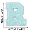 Xiao Tian Colorful 7cm Chenille A-Z Alphabet Embroidered Cloth Patch for Bags