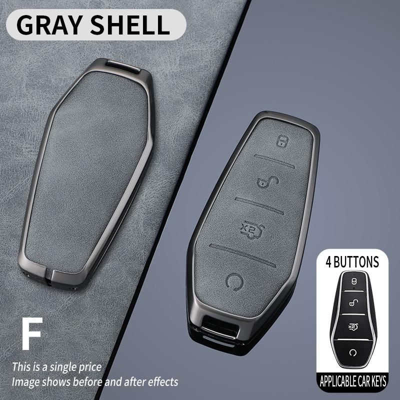 Car Key Case Cover For Byd Han Ev Tang Dm/Qin Plus/Song Pro/Max/Yuan Dolphin E2 Protector Auto Key Car Accessories
