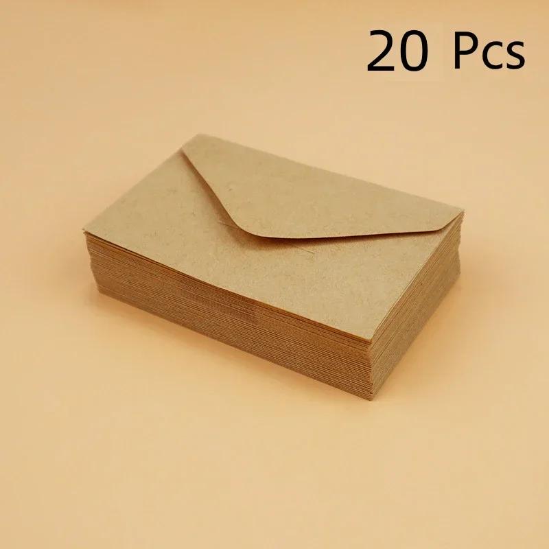 10/20/40/80PCS Gift Envelope Blank Mini Paper Window Envelopes Wedding Invitation Envelope Envelopes for Letters  Mailers